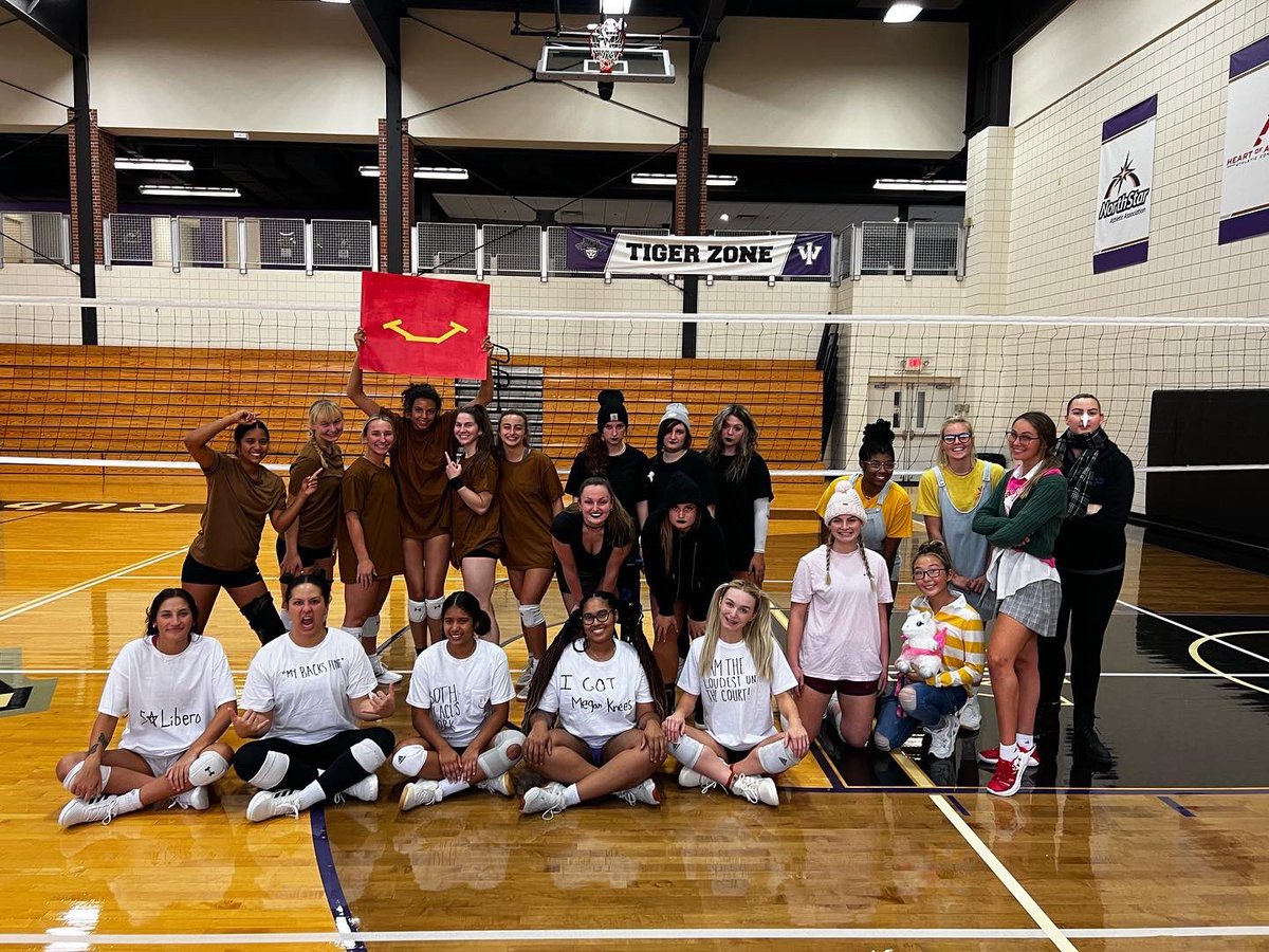 IW_Vball's tweet photo. As we move into our last week of classes, here are some memories over this past season. 

We will always remember our Tiger Family!!🐯💜 https://t.co/nUx9UeTtAK