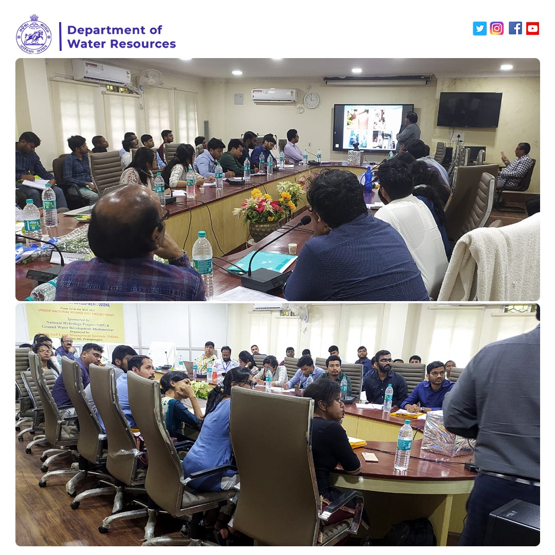 OdishaWater's tweet photo. In-house orientation of Geologist on 💧Groundwater in WALMI.

#GroundwaterDevelopment #Odisha #OrientationProgram

@CMO_Odisha @TukuniSahu @DC_Odisha @_anugarg
@OIIPCRA_OCTDMS @OLICLTD https://t.co/IhX3zIAP13