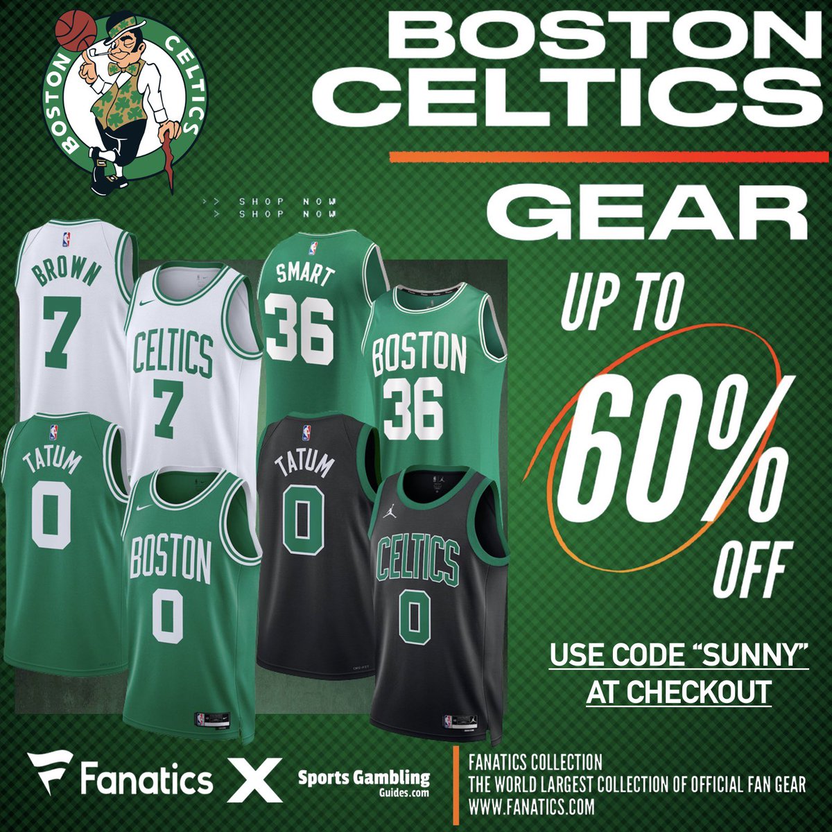 jordan ☘️ on Twitter "RT SGGpromotions CELTICS SUPER SALE, Fanatics
