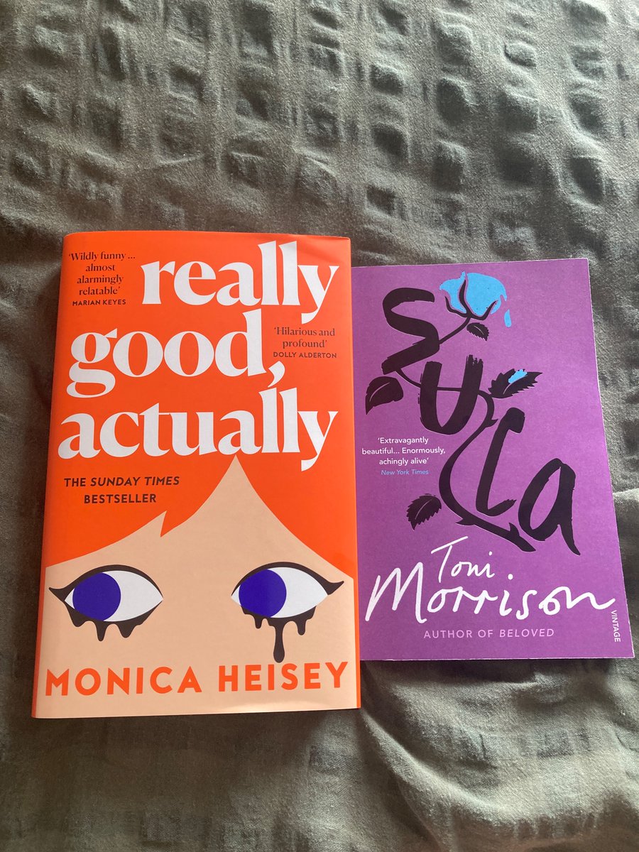 New @pagesofhackney haul of @ToniMorrison & @monicaheisey for the Pages of Hackney book club in May/June ✌🏼 🤓 📚 
Celebrating #IndependentBookstoreDay a bit late this year but better late than never!