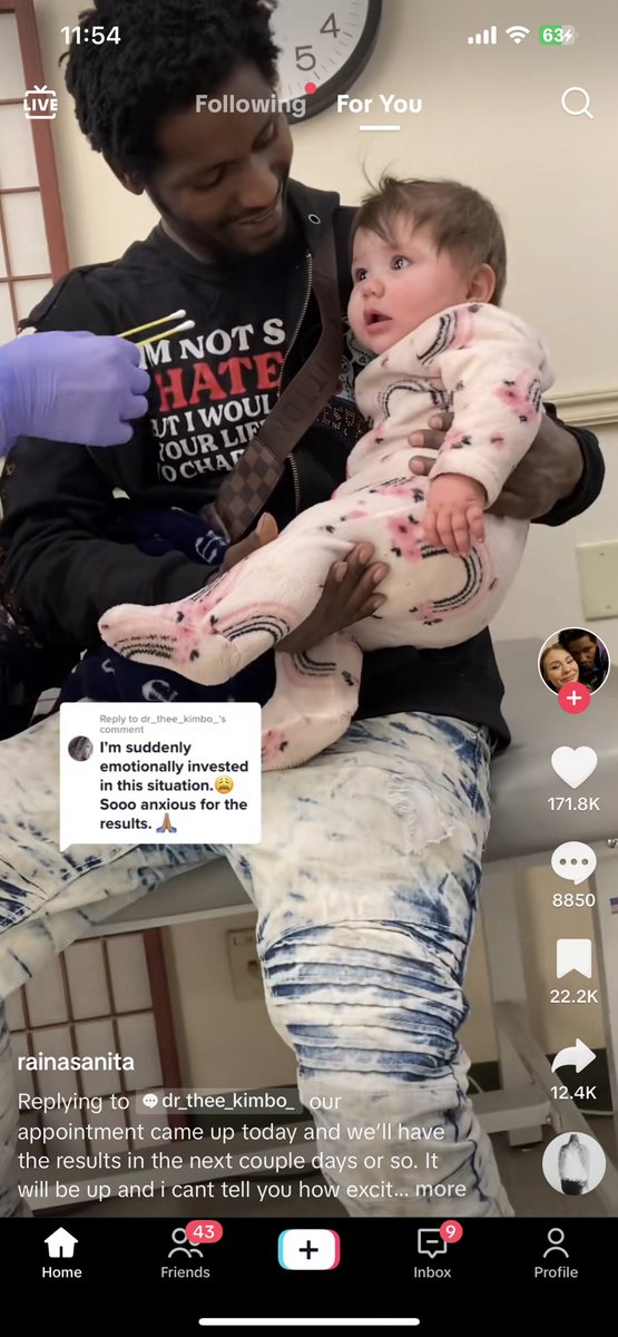Taurus_Groove's tweet photo. This couple got their baby dna tested because of TikTok. I’m gonna come back for the mess 🤭🤭🤭 https://t.co/rt5fQeLJUV