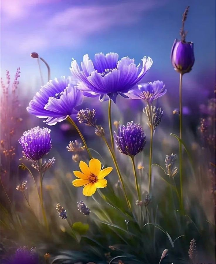 KlatuBaradaNiko's tweet photo. Purple wildflowers
#aiArt https://t.co/Ahl4YnWSIX