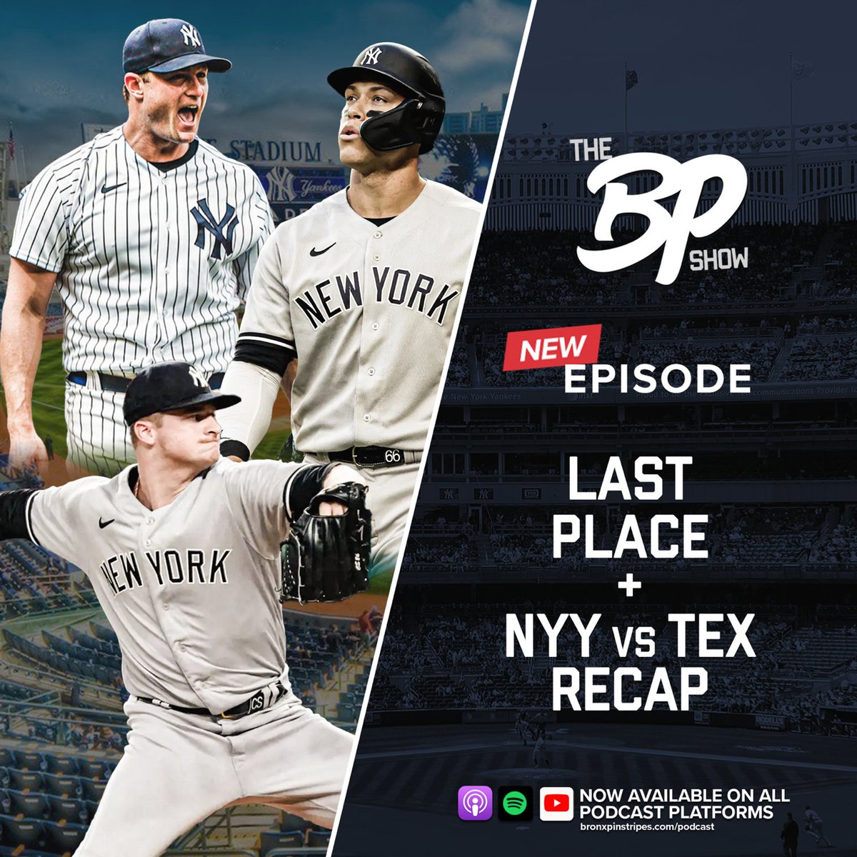 🚨New <a href="/YankeesPodcast/">The Bronx Pinstripes Show</a>🚨

The <a href="/Yankees/">New York Yankees</a> are in Last Place. 🤬

Listen here!🎧
👉smarturl.it/YankeesPodcast
Watch here!📺
👉youtu.be/sXeXEwxgcCU