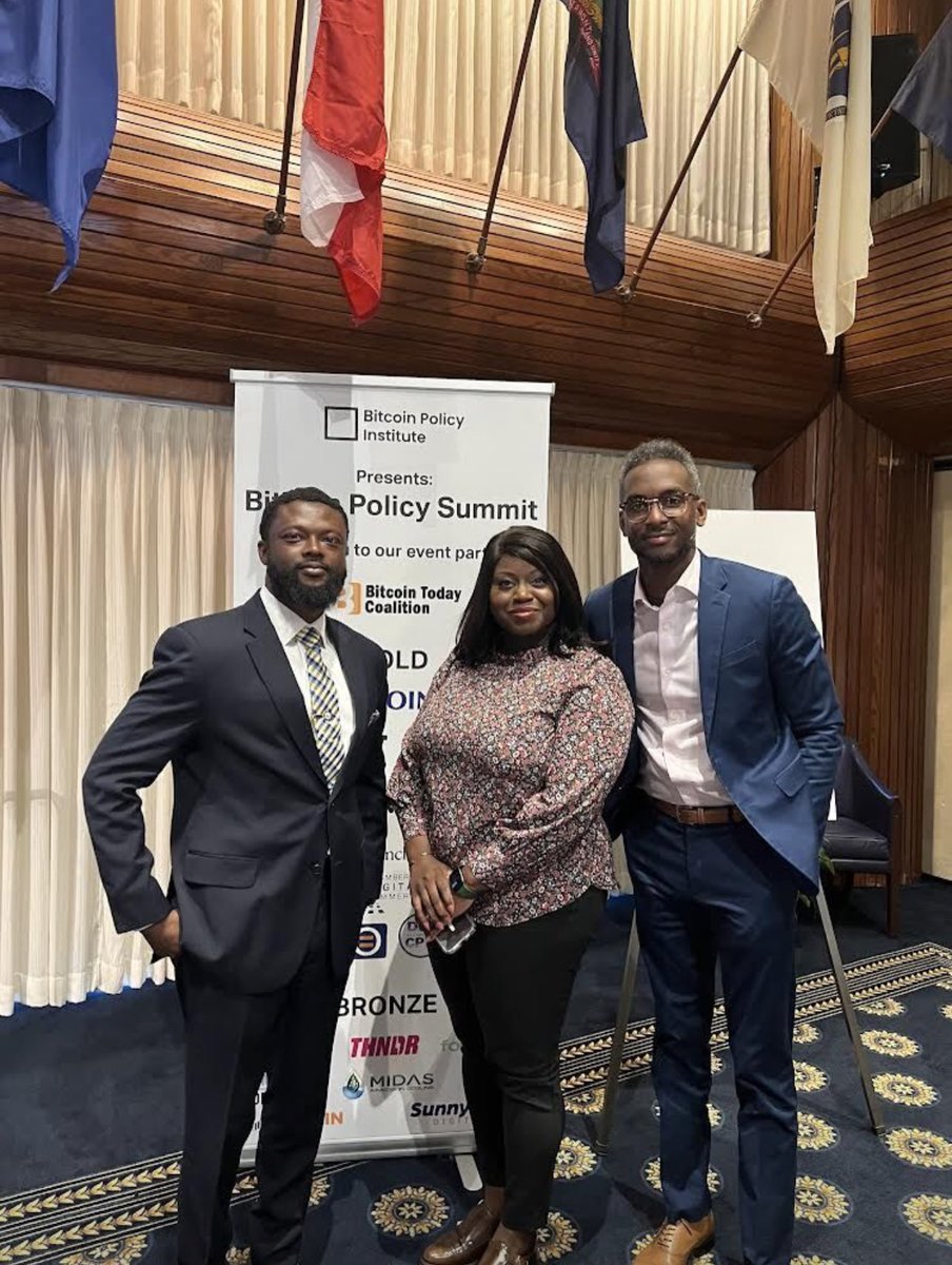 ShirleyMHargis's tweet photo. Last week, my fellow @zhongmeiguanxi African American China Leadership Fellows and I attended @bitcoinpolicyโs #BitcoinPolicySummit. The panel about #bitcoin potential impact on #natsec still resonates. More to comeโฆ
Thank you for your invite, @JaysonBrowder ! https://t.co/nIbVU3S6JC