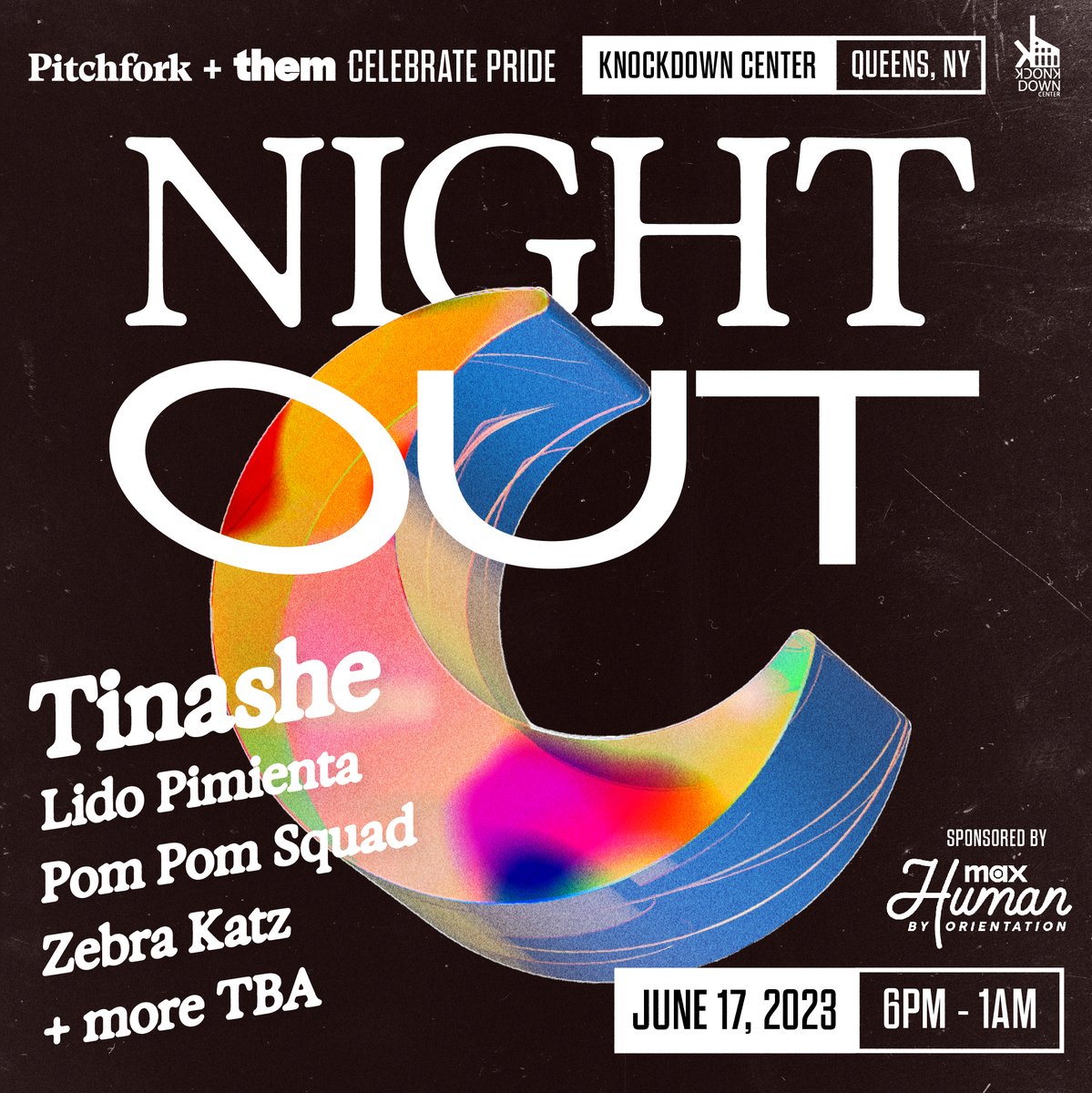 Celebrate Pride with us and @them!

Performances by @Tinashe, @LidoPimienta, @PomPomSquad, @ZebraKatz, and more

Tickets on sale now → p4k.in/WdIFSRN