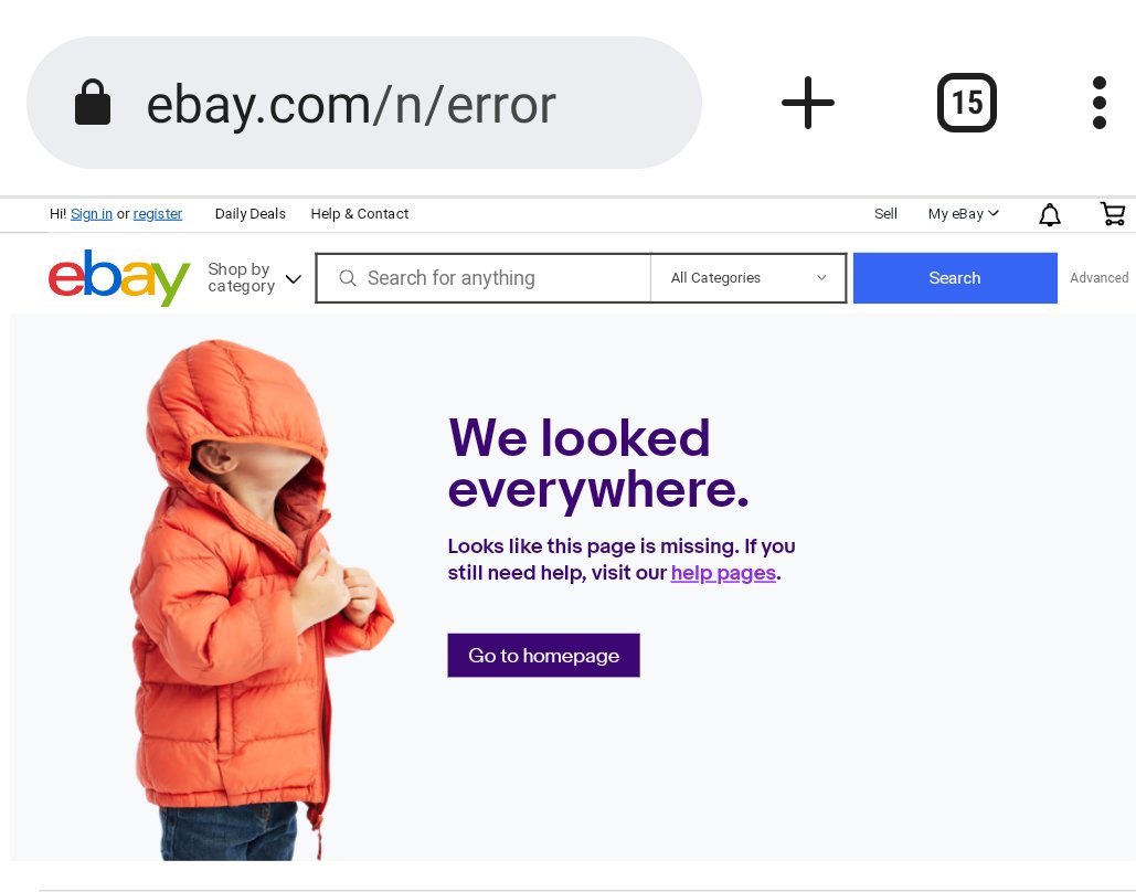 TiE on Twitter "techdroider seems eBay has removed the listing https