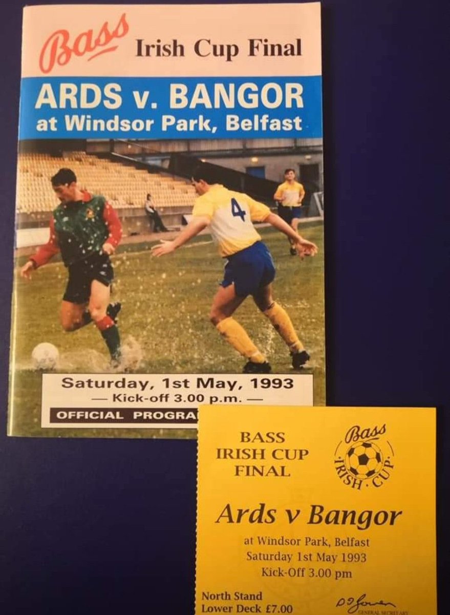 Barry_D_Watson's tweet image. 30 years ago. My goodness. Not sure there was a copy of the yellow pages left in Bangor after that game.