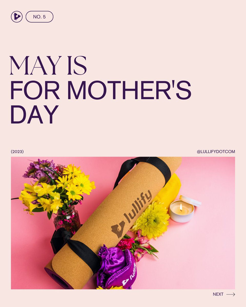 LullifyDotCom's tweet photo. May means Mother’s Day is almost here! From our top-of-the-line sleep masks to our premium cork yoga mats and every scented candle in between, find your vibe with our selection of gifts for you or someone special in your life! https://t.co/J7uwuOMWS8