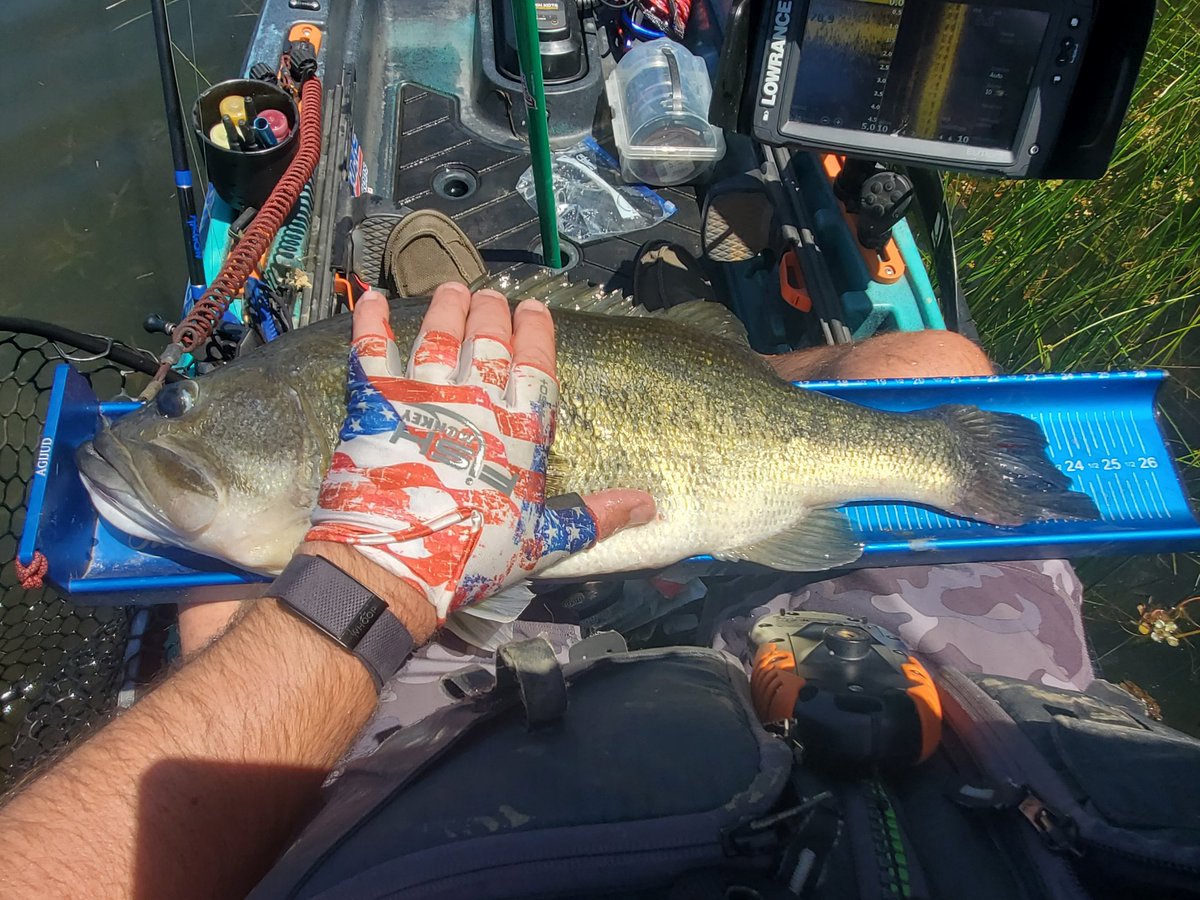 Had a great day at Lake Fork Saturday with CapN Ron Fishing despite the 30mph winds. Great guide and great guy! Then perfect day for bed fishing Sunday. Whacked Em!  (Thanks for the cap Clark Moore !)