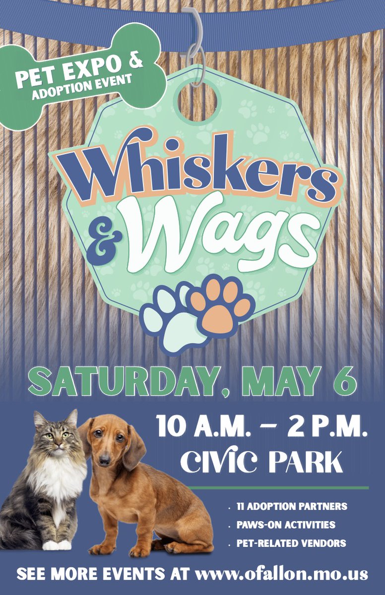 We can't wait for Whiskers & Wags! 🐶🐾🐈

Join us this Saturday, 6/2/23 at Civic Park in O'Fallon! 🚚

Learn more at ofallon.mo.us/whiskers

#pappyssmokehouse #pappysrollinsmoke #foodtruck #petexpo #petadoption #ofallonmissouri #supportlocal #pets #cats #dogs #stlevents