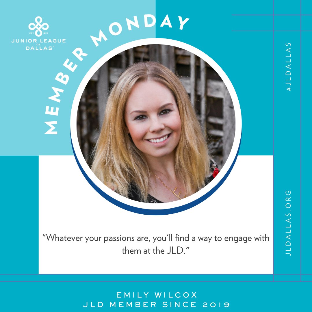 This week’s #MemberMonday is Brand Strategy Campaign Manager Emily Wilcox! “Whatever your passions are, you'll find a way to engage with them at the JLD.” We appreciate your commitment to the League, Emily! Thanks for everything you do!