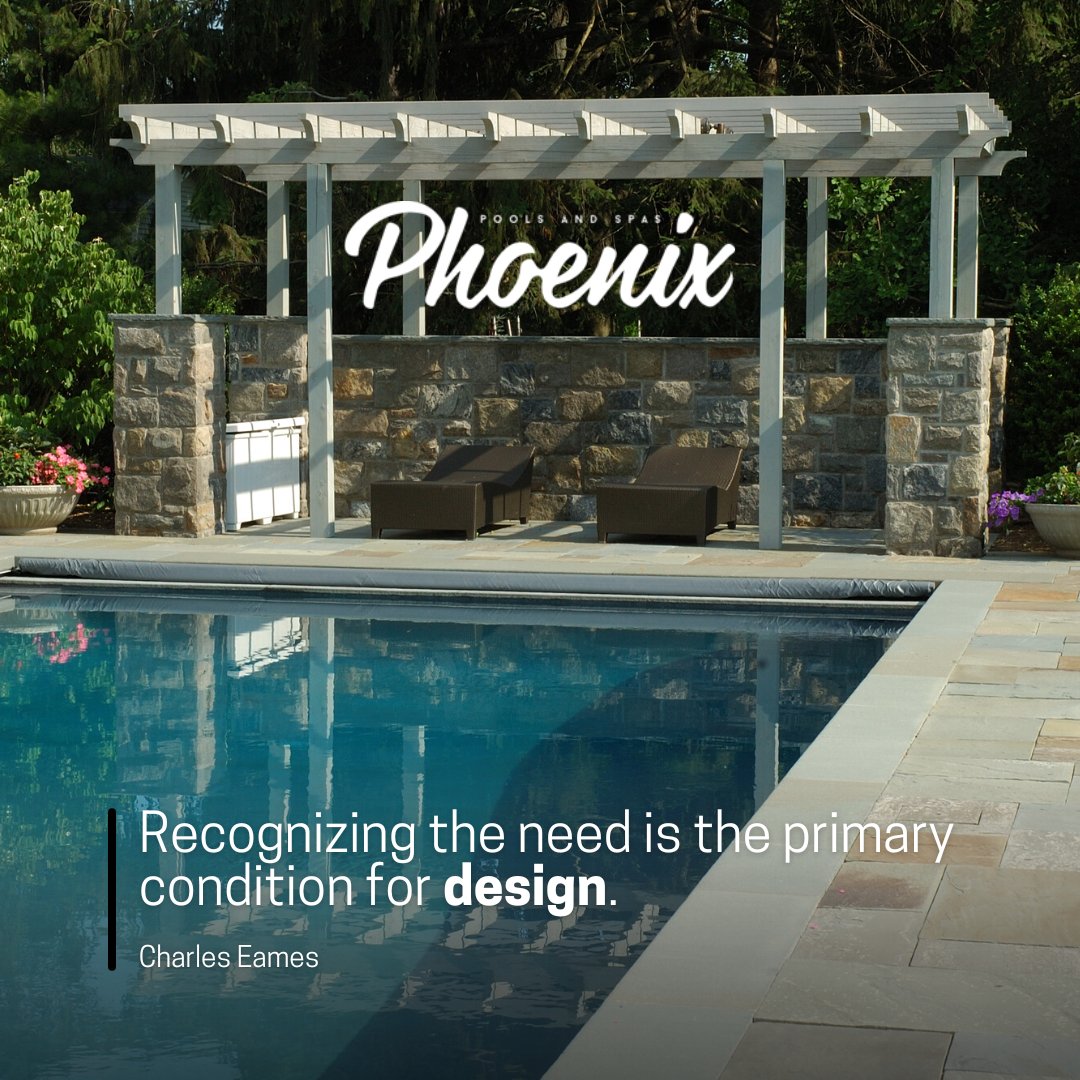 PhoenixPoolsSpa's tweet photo. “Recognizing the need is the primary condition for design.” – Charles Eames.
.
.
#custompools #backyardpool #beautifulhome #pool #pools #poolandspa #poolbuilders #poolcontractor #OrangeCounty #Temecula #PhoenixPoolsandSpas #PhoenixPools https://t.co/pdYutBd7TJ