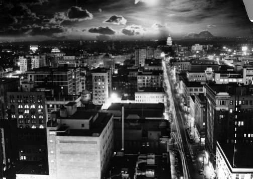 colohistory's tweet photo. View of 16th (Sixteenth) Street in Denver, Colorado, at dawn. (1950) https://t.co/jV8rdPn6iA https://t.co/QZn4I3LPsq