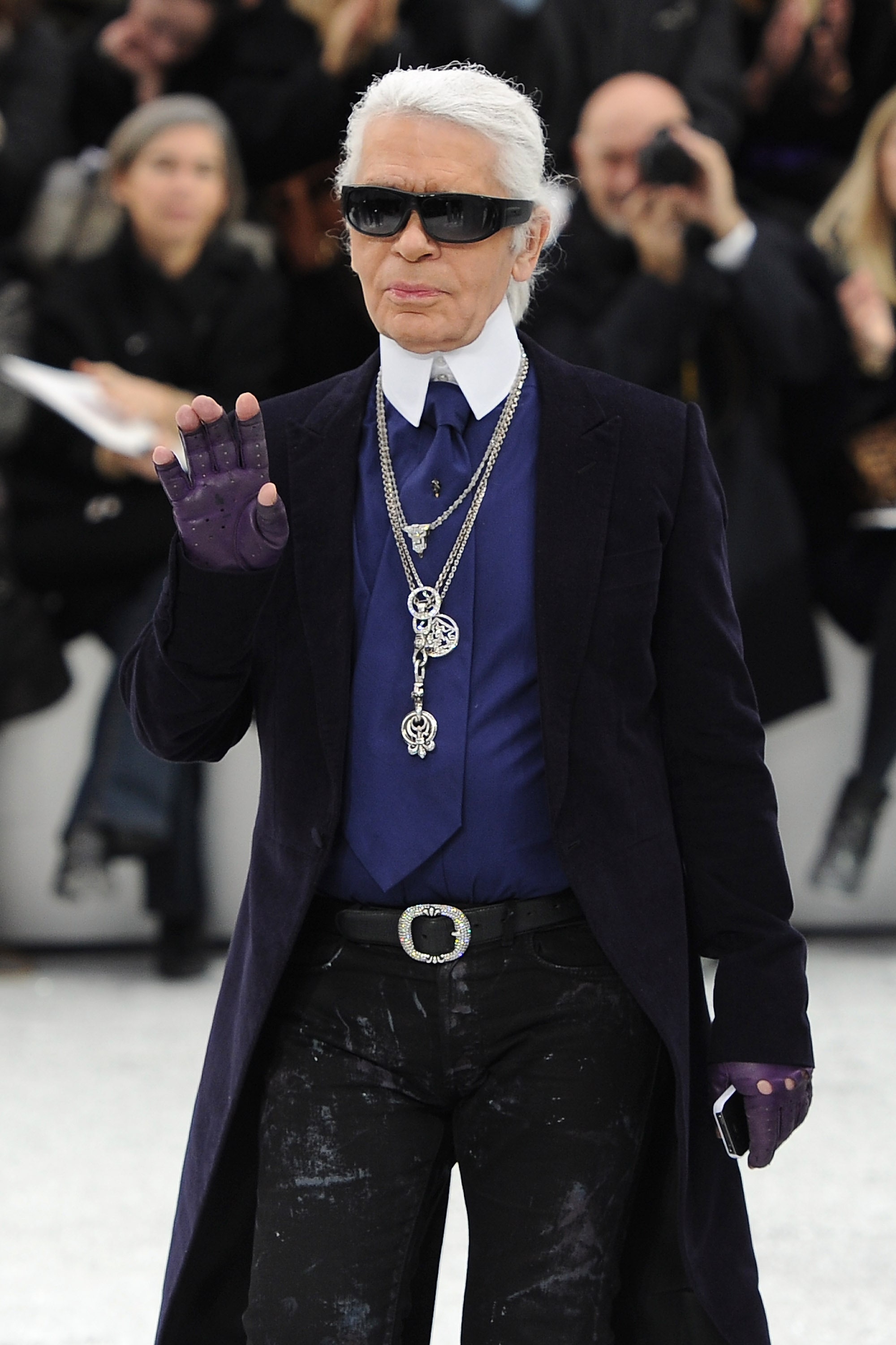 X \ GQ Magazine على X: Karl Lagerfeld was rarely seen in public without  his Chrome Hearts jewelry. “Karl loved the quality, and that it was  timeless. He always said, 'These will