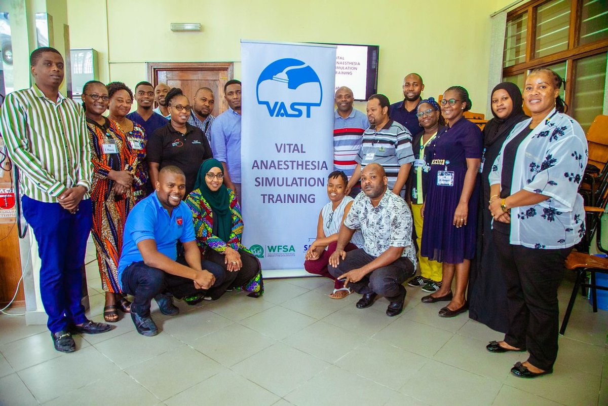VASTLearning's tweet photo. VAST Wellbeing in Dar es Salaam, #Tanzania was a huge success! Congratulations to @KarimaJKhalid and @MuhimbiliOrtho1 for hosting a wonderful course!

@wfsaorg 
@DalAnesthesia 
#medicaleducation https://t.co/Q6gkyXFDF0
