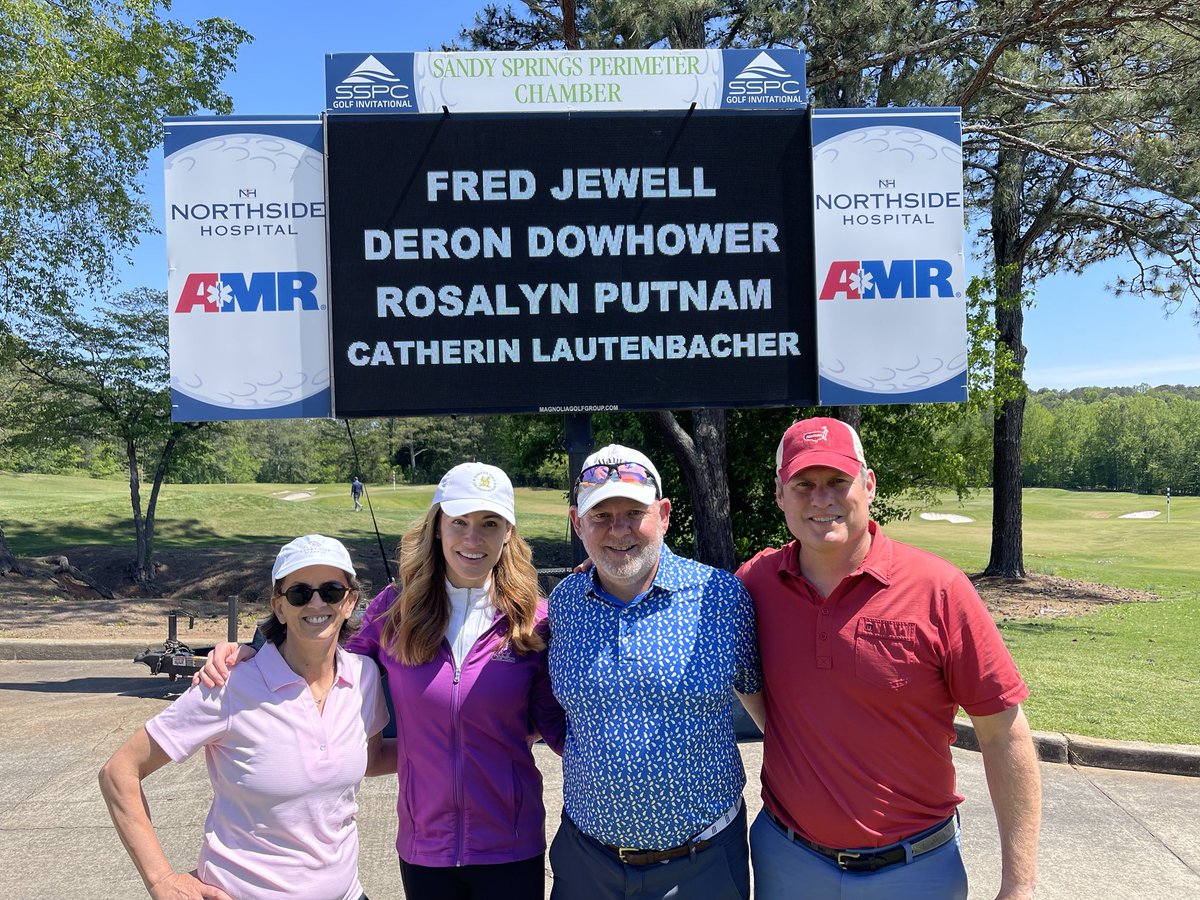PerimeterLeader's tweet image. Fore!⛳️#LEADERSHIPPERIMETER foursome ready to hit the links ⁦@sspchamber⁩ annual golf invitational! #communitystartshere!
⁦@JabianConsult⁩ ⁦@CioxHealth⁩ #sandysprings