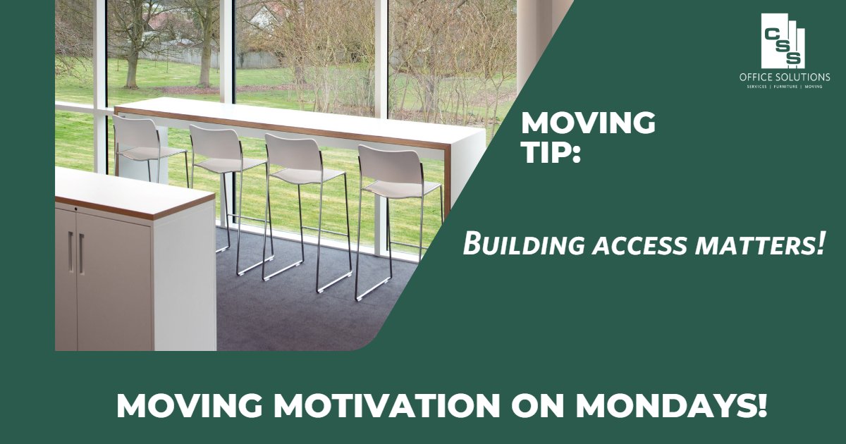 cssoffice's tweet image. Moving soon? Limited access to loading docks &amp;amp; freight elevators can cause delays and extra costs. Don&apos;t let restricted access impact your budget. Call us to learn how we can help. 📞 403-720-3050 #MovingTips #AccessMatters #LoadingDocks #FreightElevators #MovingServices