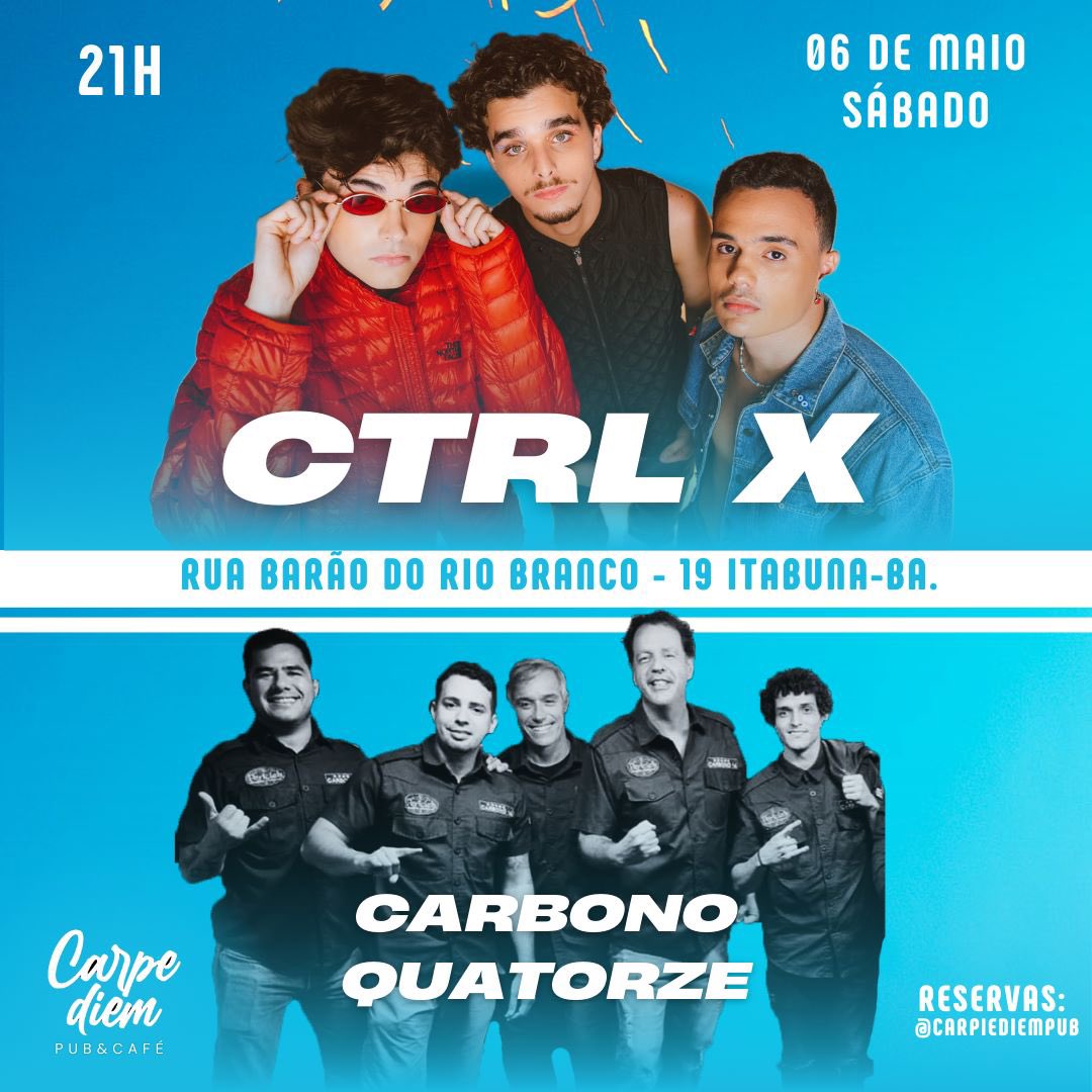bandactrlx's tweet photo. Simplesmente CTRLX em itabuna nesse sábado. Casa é nossa família✌️🙏 https://t.co/gq1qABcFpU