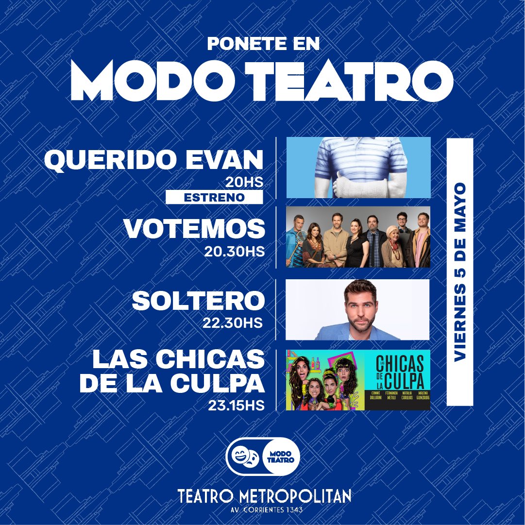 Teatro Metropolitan tweet media