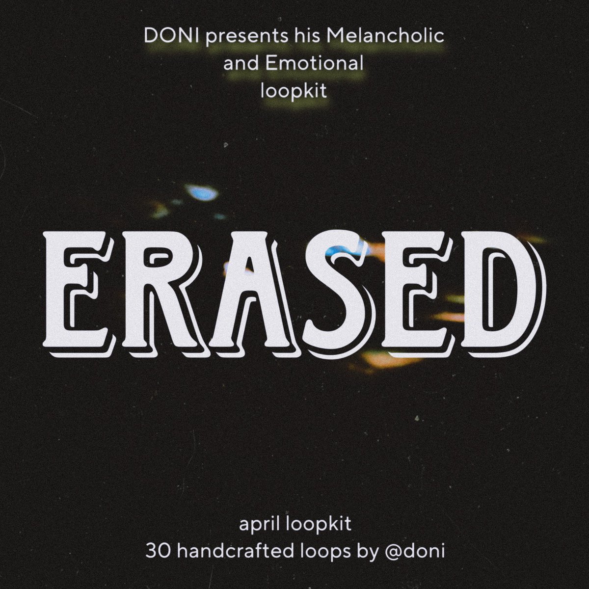 Yo tout le monde mon nouveau loopkit gratuit, ERASED, est désormais disponible ! 

Au programme: des loops mélancoliques, mélodiques, dans le style de la nouvelle génération !

Hâte d’avoir vos retours