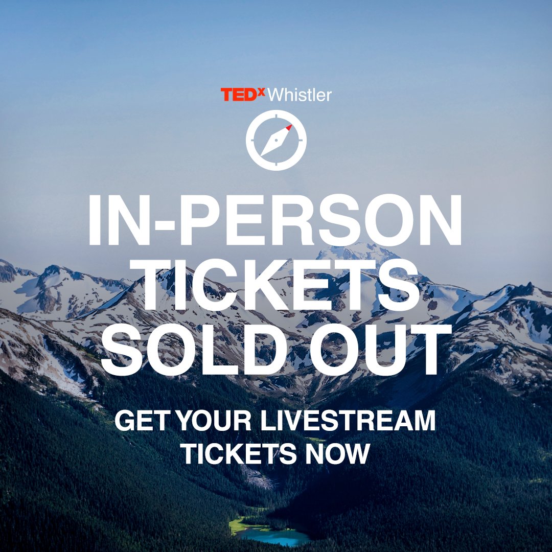 In-person TEDxWhistler tickets are officially SOLD OUT!

For those who missed out on in-person tickets, we got you! TEDxWhistler livestream tickets are still available so that you can catch all the action from anywhere in the world.

Visit tedxwhistler.com/attend to learn more.