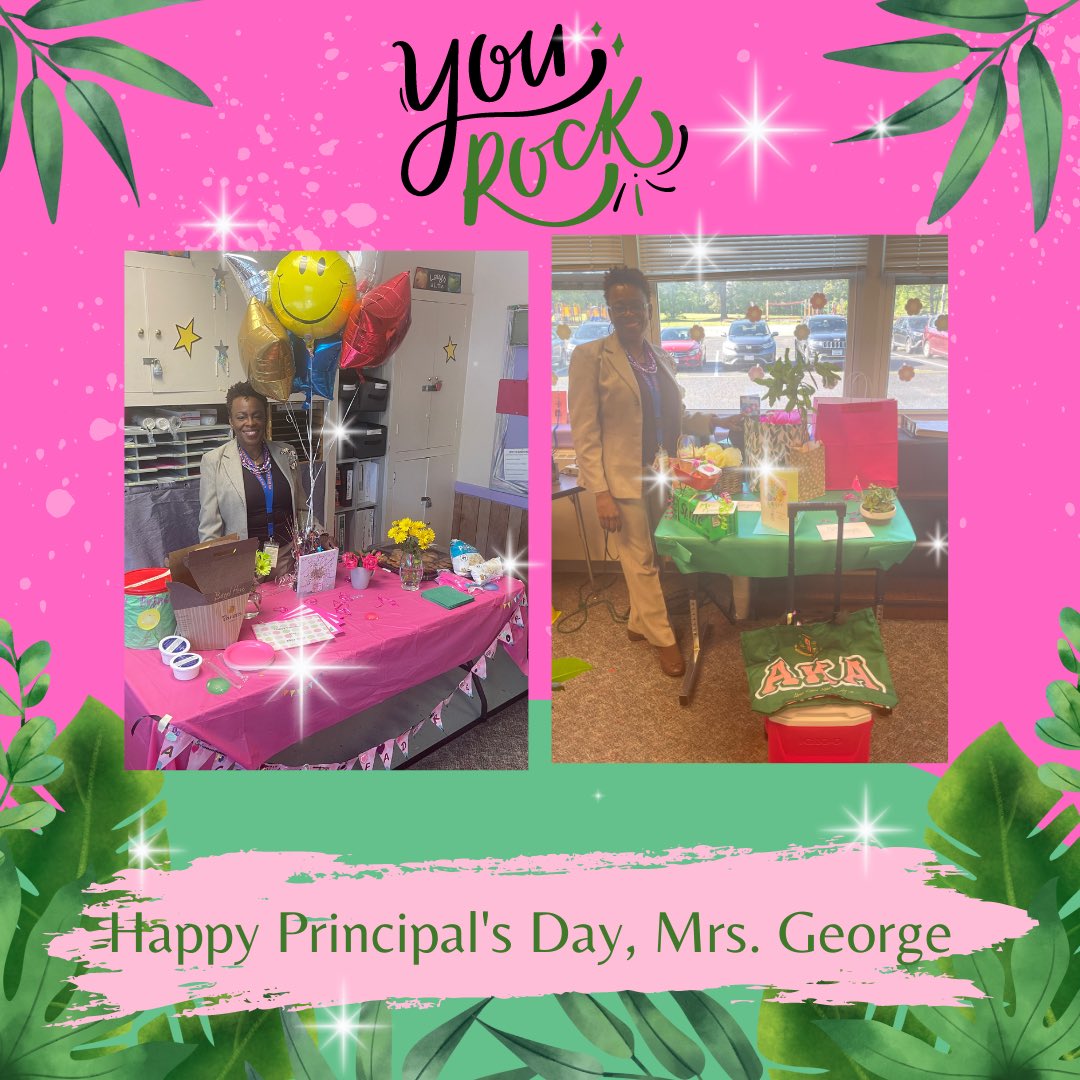 HcpsProgram's tweet image. #PrincipalsDay2023 #MrsGeorge #EIPCrew #YouRock