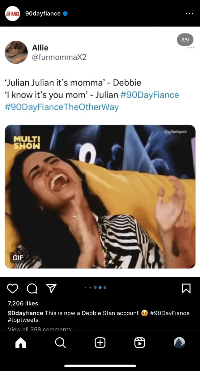 furmommaX2's tweet image. Woke up to this, this morning!  Thanks @90DayFiance for putting me in the #toptweets on Instagram!  #90DayFiance #90DayFianceTheOtherWay 🫶🏻🫶🏻🫶🏻