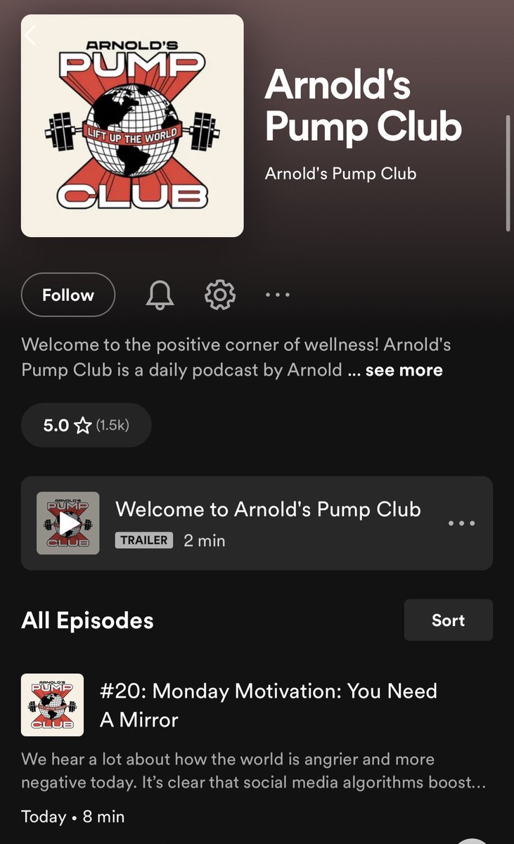Arnold on Twitter "Listen to the Pump Club podcasts!"