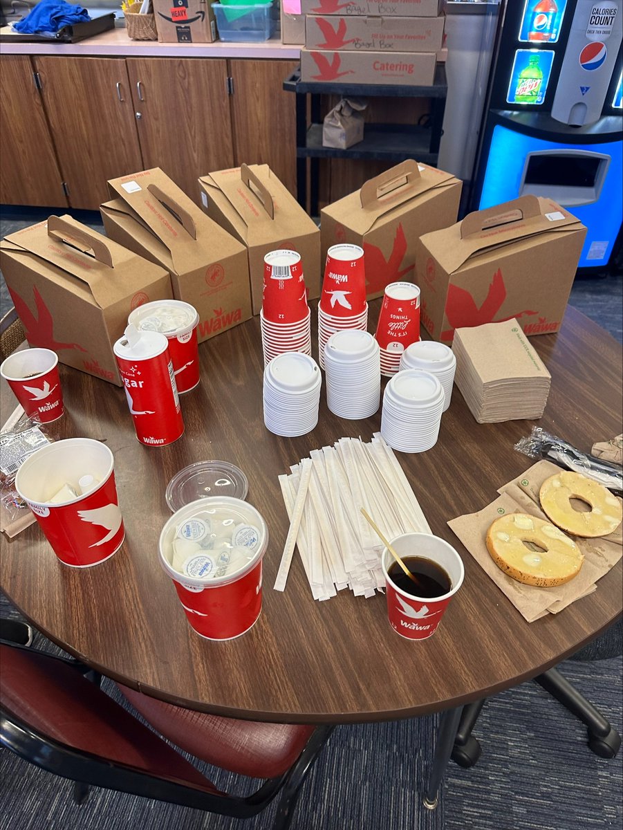 volusiaschools's tweet photo. We want to give a special shoutout to @LaunchCU for their generous surprise for the teachers at Orange City Elementary (@OCRoadrunners). Launch Credit Union surprised the staff with coffee and donuts as a token of appreciation for their hard work and dedication to our students. We are grateful for community partners like Launch Credit Union who go above and beyond to support our educators. #WeLoveVCSTeachers.