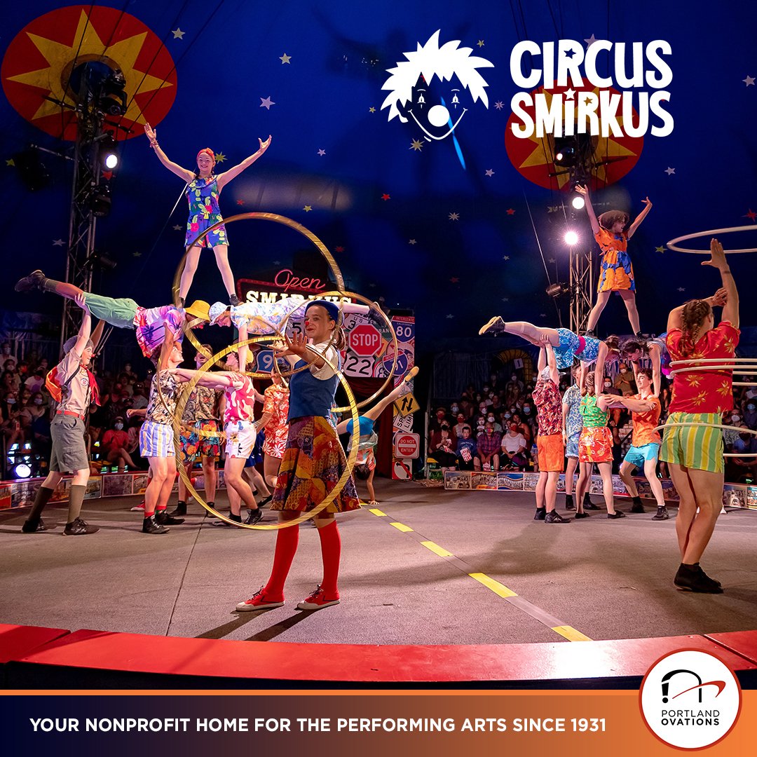 On member presale now: <a href="/circussmirkus/">Circus Smirkus</a>! If you are an ovations member, just log into your PortTIX account to access tickets now boxoffice.porttix.com/overview/portl…