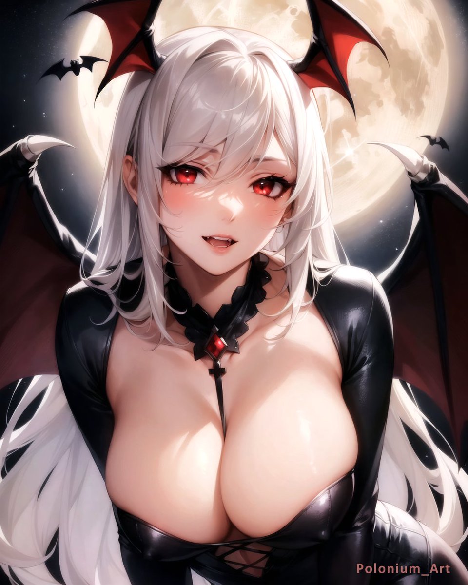 Polonium_Art's tweet photo. "If I bite you, then you will be with me FOREVER~We will have fun every single night~😈😈😈"
(Bite me please!!!! 😍😘🙏)
#LadyofthenAIght x @ArtLoverAI
#VampireAI x @MythasyAI
#AIart #AIArtwork #AIイラスト #AIArtworks #AIchallenge #Vampire https://t.co/vIL8MkezRM