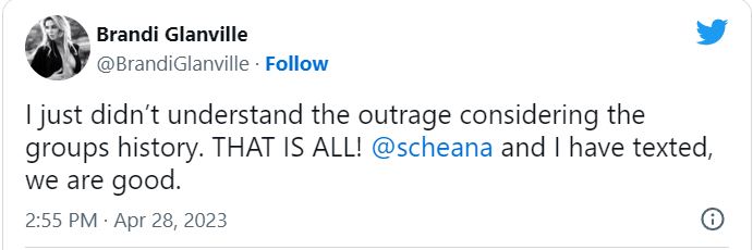 BrightlyAgain's tweet photo. RHOBH Alum Brandi Glanville Claps Back at Scheana Shay After Scheana's Response to Cheating and Hypocrisy Claim Amid Scandoval as Scheana Shares Where They Stand Now Amid Twitter Feud #VPumpRules #RHOBH #BrandiGlanville #ScheanaShay https://t.co/eSR01gA81n https://t.co/AoFiLxlZ8u