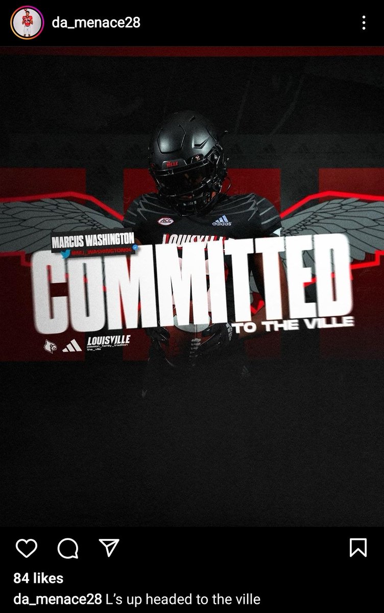 Georgia transfer DB Marcus Washington committed to Louisville <a href="/mfarrellsports/">Mike Farrell</a>