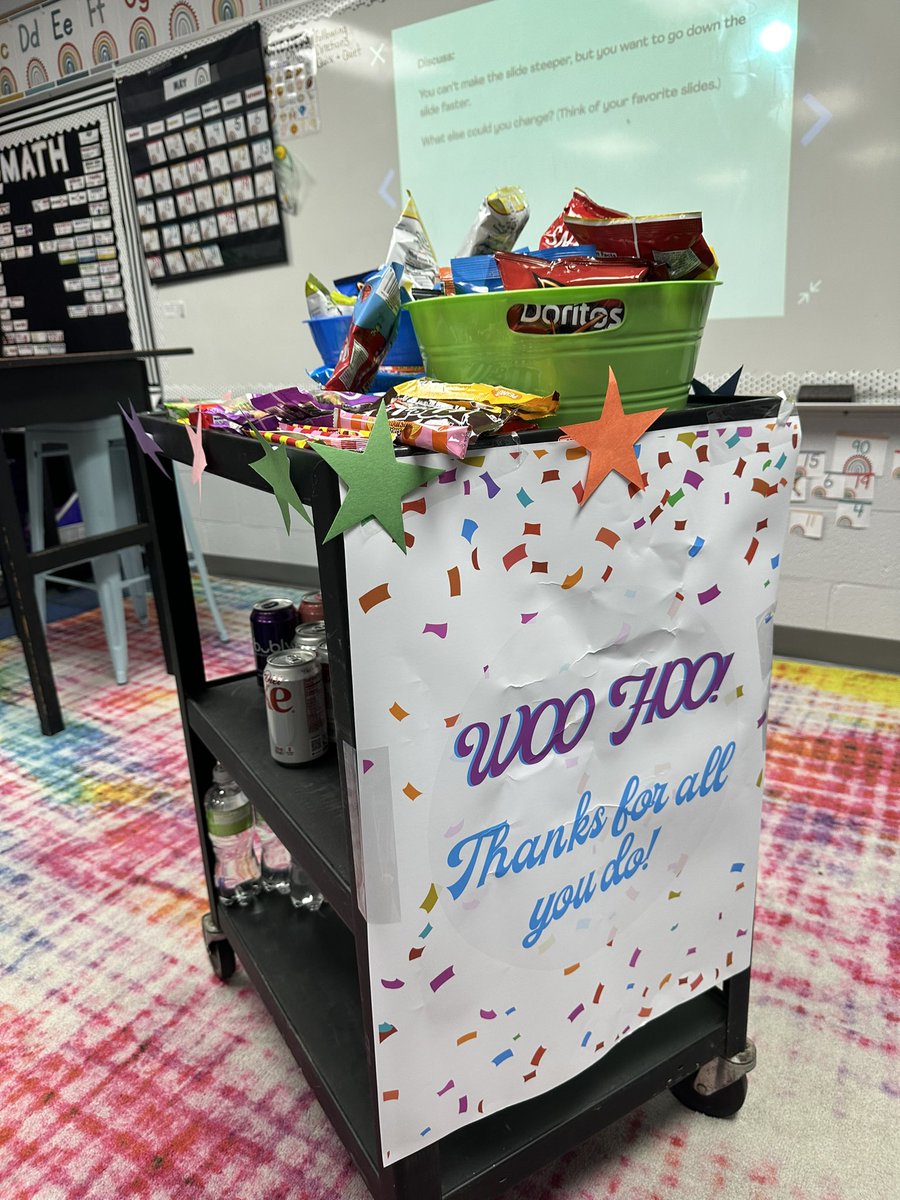 The Woo Hoo Cart and it’s cheering section sure brightened my day ☀️ #lakeviewvikes 
Thanks Lakeview Guidance Dept!