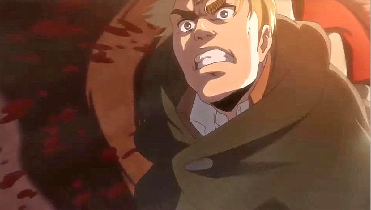 nowheregirlc_'s tweet photo. never forget how Erwin found strength to endured having his arm just bitten off to keep fighting, finish the rescue mission &amp; guide everyone back to the safety of the walls solely allowing himself to pass out once HIS SOLDIERS were secure. that's my leader https://t.co/VynWFl5asK