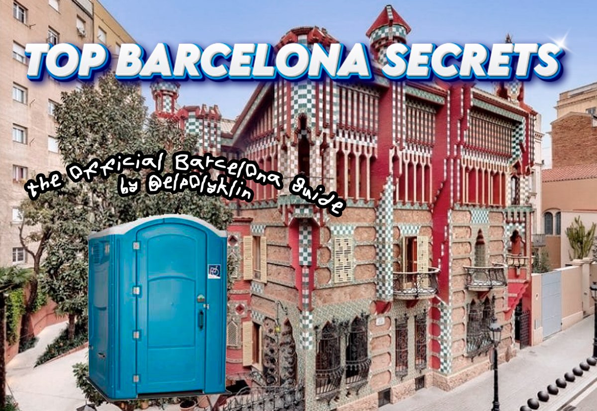 Hi! ☺ Are you a tourist who 🧳 wants to visit Barcelona 💃 and discover some of its most secret places? 🧐 Today I bring you a thread 🧵 about the best unknown 🥸 places in the city 🏙. Don't miss it! 😱