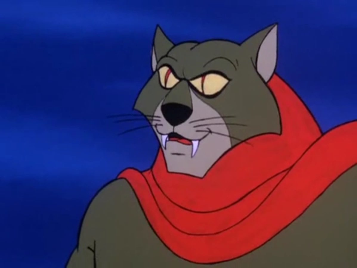 ScoobyandCam's tweet photo. Today’s #MonsterMonday goes to the Cat Creature. This villain appeared in “Make a Beeline Away from that Feline!" from Season 3, Episode 9 of “The Scooby-Doo Show”.
What did you think of this villain???
#ScoobyDoo #MonsterMonday #CatCreature https://t.co/gIlbmapm3c