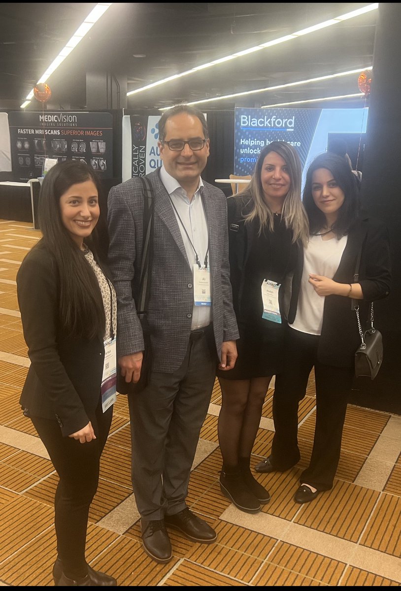 AtefehZeinoddin's tweet photo. Thanks for @ASNRehab #ASNR23 for the great opportunity to meet the extraordinary mentor Dr. Ali Nabavizadeh @Ali_Nabavizadeh. Thank you Dr. Nabavizadeh for your invaluable mentorship.#ASNR2023 #Neurorad #Radres #neuroradiology #womeninrad #ASNR https://t.co/0JLdLE44N3
