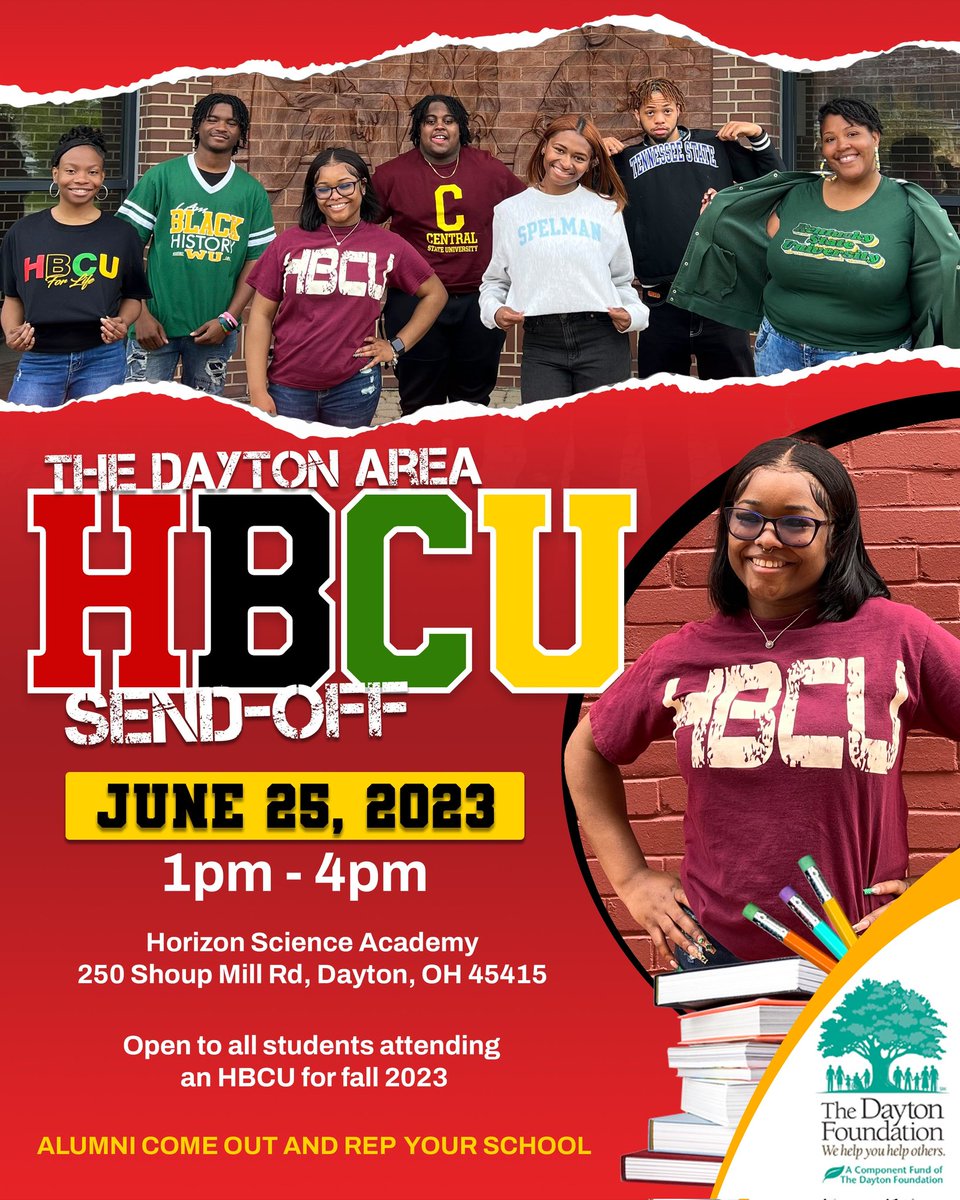 AngeeKhebita's tweet photo. Register your Dayton Area HBCU student today
https://t.co/4VT3ixcymX https://t.co/3vQpZhGEPL