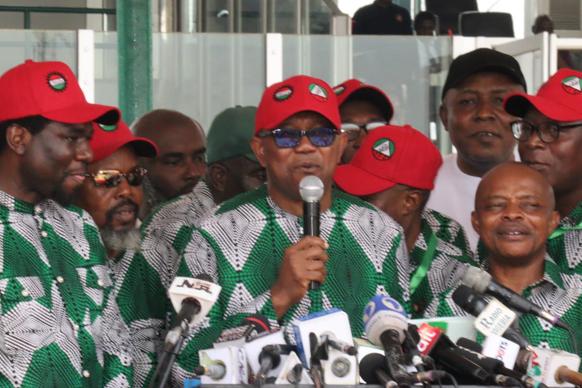 PeterObi's tweet photo. Today, I attended the Solidarity Rally of the Nigerian Labour Congress (NLC) in Abuja. I believe that Labour remains the backbone of productivity. https://t.co/15ZzVYBFig