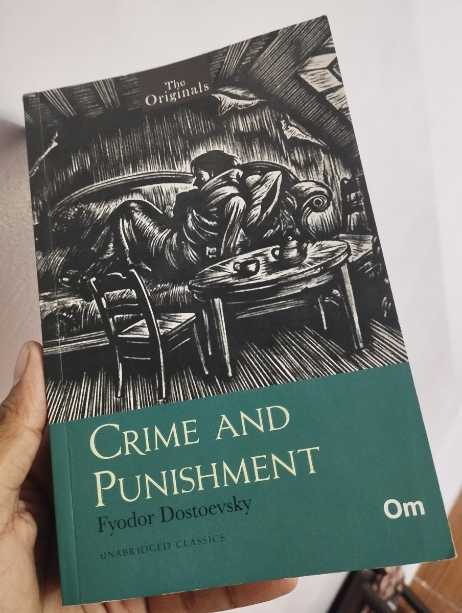 starting this... Let's see how it goes 
. 
. 
#crimeandpunishment #russianlit #fyodordostoevsky #booktwt