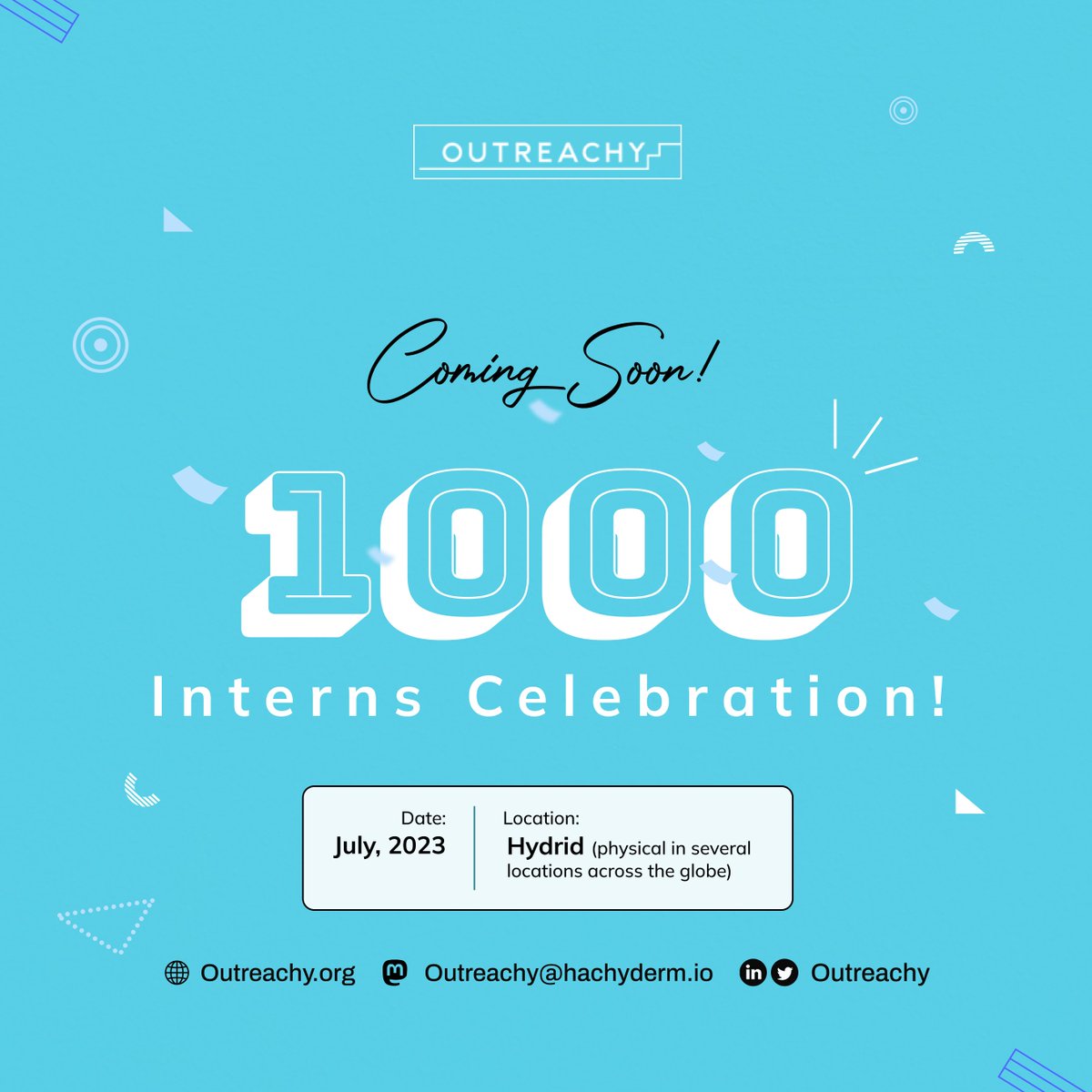outreachy's tweet photo. Outreachy will be celebrating a huge milestone! 

Over the years, we've impacted thousands of people subject to systemic bias &amp; impacted by underrepresentation in the technical industry where they're living across the world by creating a safe space for them to learn and grow. https://t.co/VVJcDnb2Dn