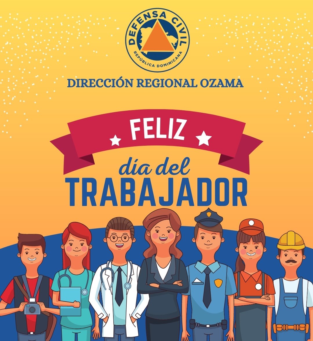 DefensaCivilPSD's tweet photo. La honestidad y la dignidad de nuestro trabajo nos convierte en mejores personas y nos ayuda a crear un mundo mejor.

 ¡Felicidades para todos los trabajadores en su día!.#defensacivilpsd https://t.co/p09chDp6H7