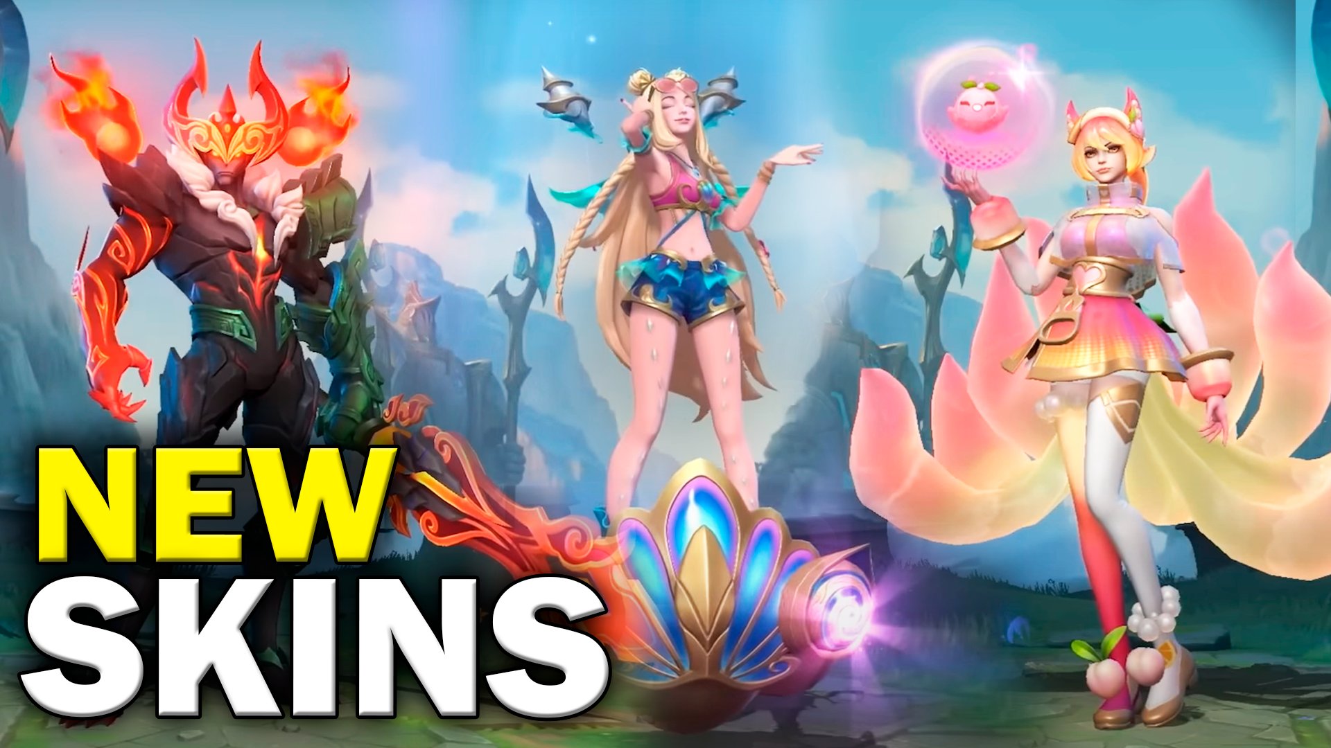 NOVAS SKINS PARA O PATCH 4.2 DO LEAGUE OF LEGENDS: WILD RIFT