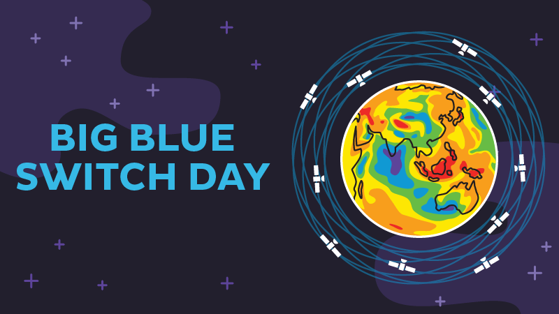 GoGeocaching's tweet photo. Blue Switch Day is finally here! ๐ฐ๏ธ
๐ https://t.co/7LLeMP1vic ๐
Today through May 3, you can earn the souvenir, #BlueSwitchDay 2023, by finding a #geocache, Adventure Labยฎ Location, or attending an Event. https://t.co/JMNcajfR8f