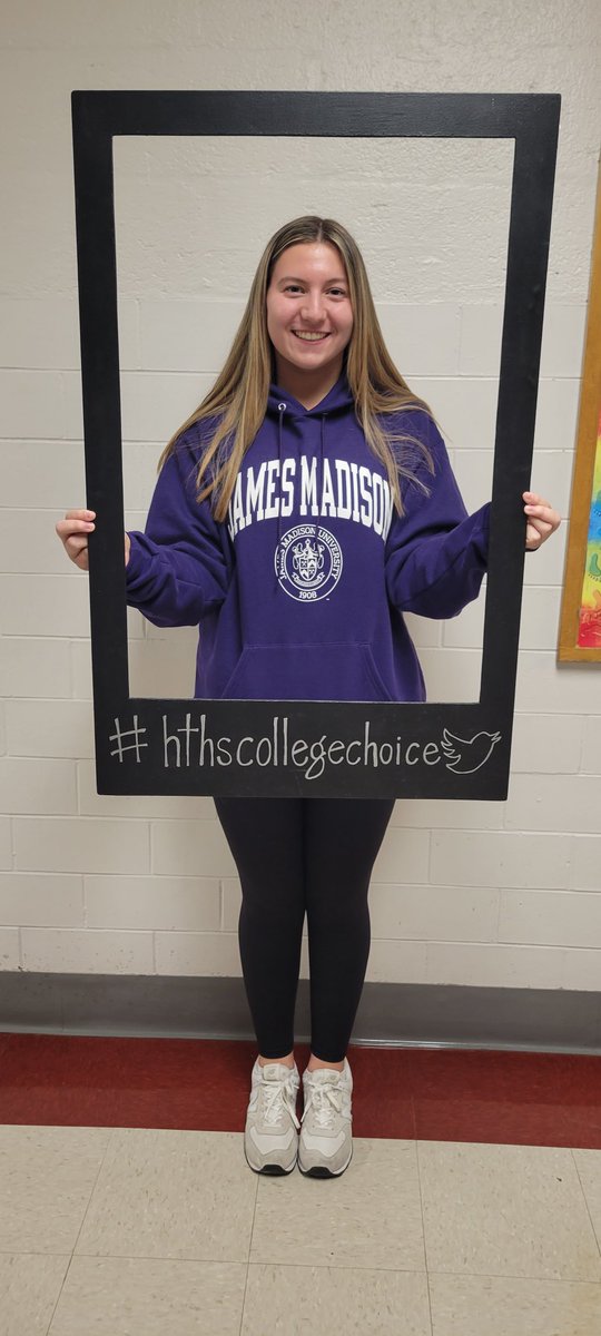 Congratulations Sophia! #hthscollegechoice
