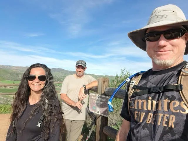 sdrvc's tweet image. Coast to Crest Challengers Brent McDonald, Maria LaZelle and Glen Scally.
 
#C2CChallenge #SDRVC #SDRP #SanDieguitoRiverPark #SanDiego #SanDiegoCounty #SoCal #California #NorthCountySanDiego #NorthCounty #LakeHodges #BernardoMountain #DelDiosGorge #SanDieguitoLagoon