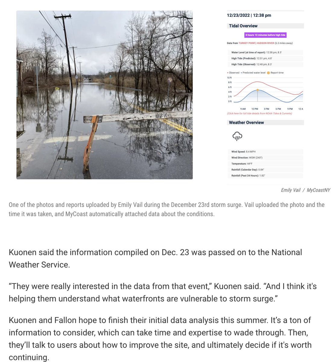 Hudson River Watershed Alliance (@hudsonwatershed) on Twitter photo The MyCoast App allows community members to document flooding, which helps decision-makers plan for future #climatechange . It compiles photos and connects to the location + tide and weather conditions. More from <a href="/WSHUPublicRadio/">WSHU Public Radio</a> :
wshu.org/long-island-ne… The MyCoast App allows community members to document flooding, which helps decision-makers plan for future #climatechange . It compiles photos and connects to the location + tide and weather conditions. More from <a href="/WSHUPublicRadio/">WSHU Public Radio</a> :
wshu.org/long-island-ne…