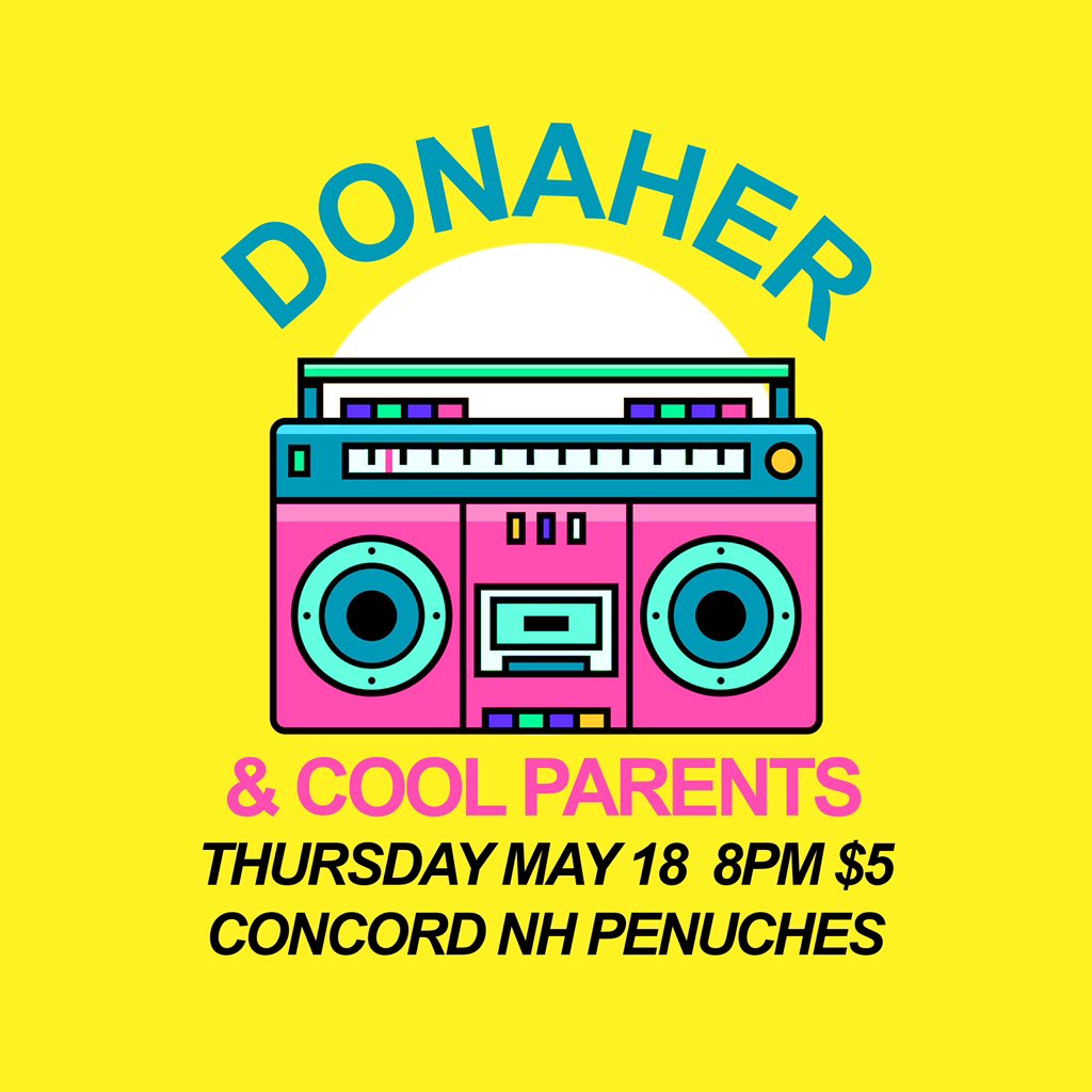 Pop Punk show in Concord NH in a couple weeks with the dudes <a href="/coolparentsco/">Cool Parents</a> 

Room for one more if you’re in a band that likes to have fun, send a DM.

🤘😎