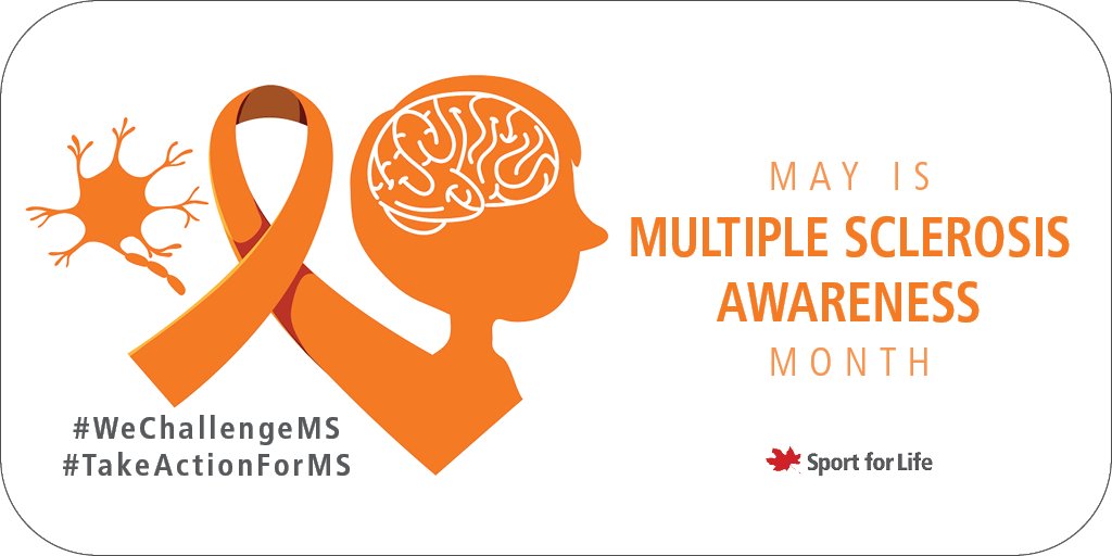 SportForLife_'s tweet photo. May is #MSAwarenessMonth. Let's work together and #TakeActionForMS. Learn more from @MSCanOfficial about ways to get involved as #WeChallengeMS!: https://t.co/wVLLGiZepi